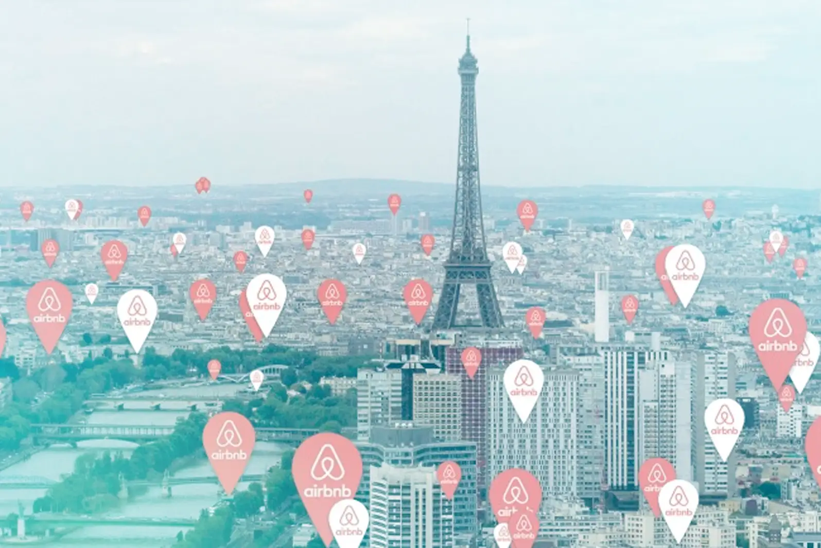 Carte de la location AirBnB en france, chiffre clés