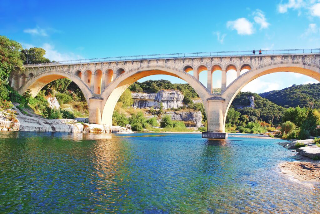 Le pont de Collias sur le Gardon